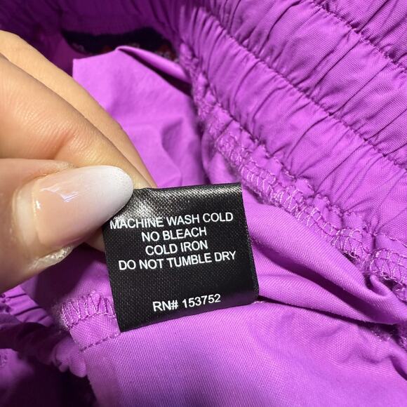 Rowing Blazers Shorts Women Purple SZ 26 Made in Portugal 100% Polyamide - Picture 8 of 8